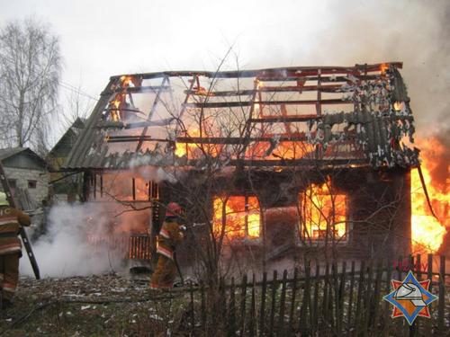 Крупный пожар в Полоцке