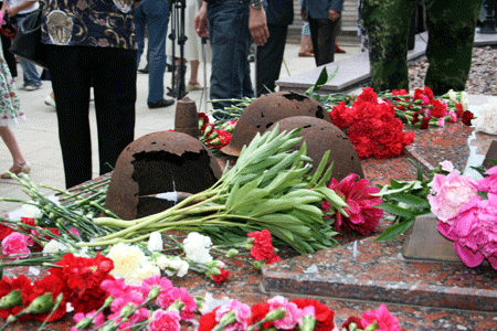 перезахоронение останков солдата Великой Отечественной
