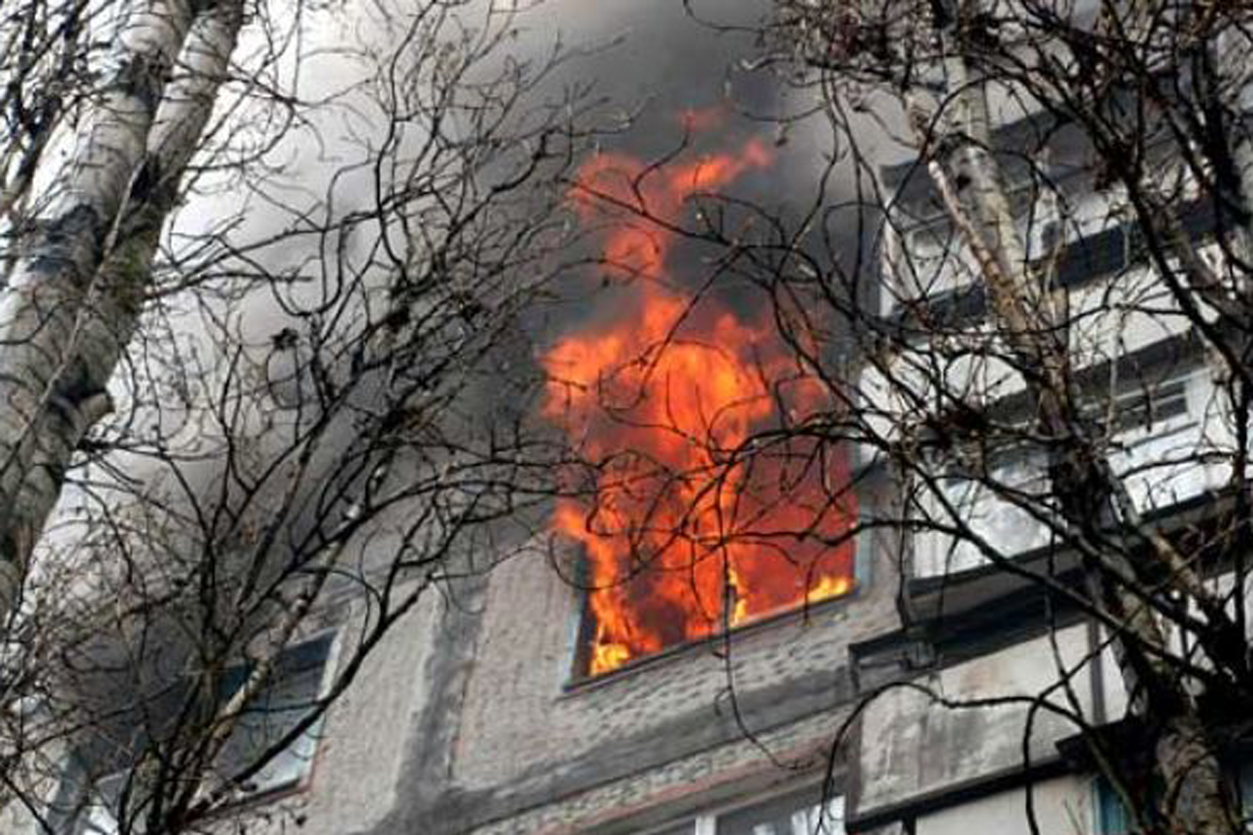 В Новополоцке на пожарах спасено два человека