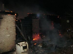 Пожар в Полоцком районе