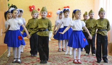 Воспитанники детского сада №1 провели праздник посвященный 70-летию Победы