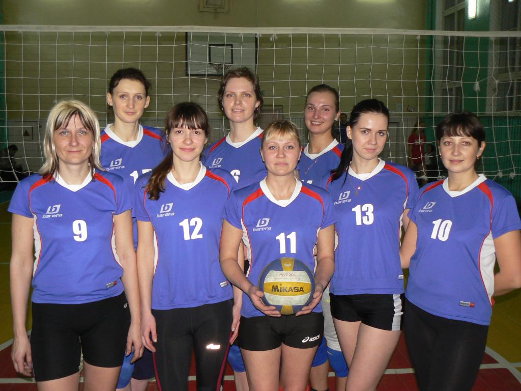 Волейбольная команда «Полоцкгаз» победитель районного чемпионата