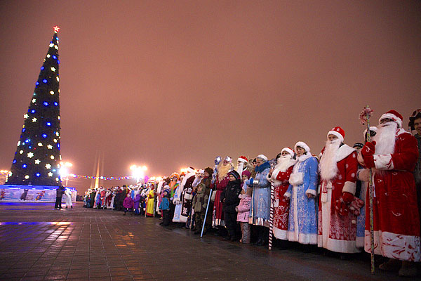 Ровно через неделю Полотчина окунется в новогодние праздники
