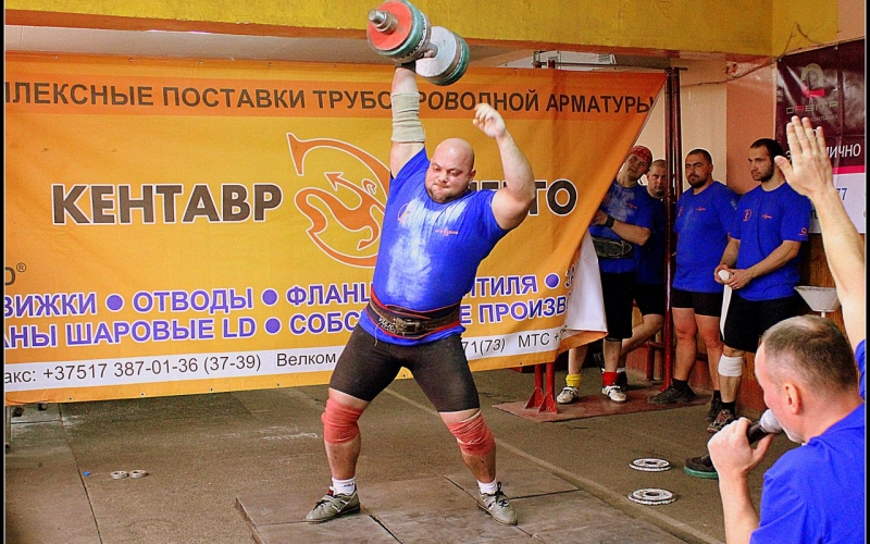 Соревнования силачей прошли в Новополоцке